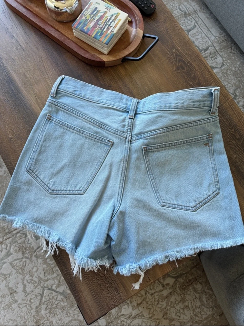 Madewell Relaxed Mid Length Denim Shorts - Picture 6 of 6